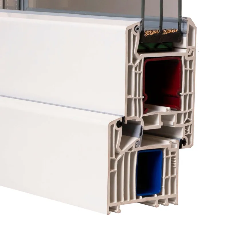 VEKA Softline 82: Veka Softline 82MD, Blendrahmen 83mm, Flügel 114mm