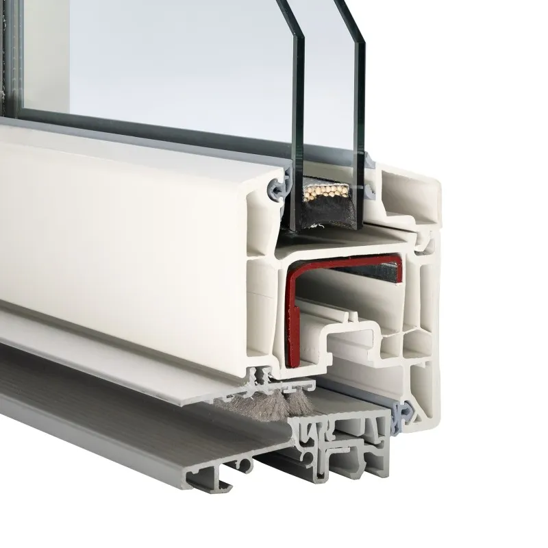 VEKA SL 70: VEKA Softline 70 mit Alu-Schwelle (Alumaster)
